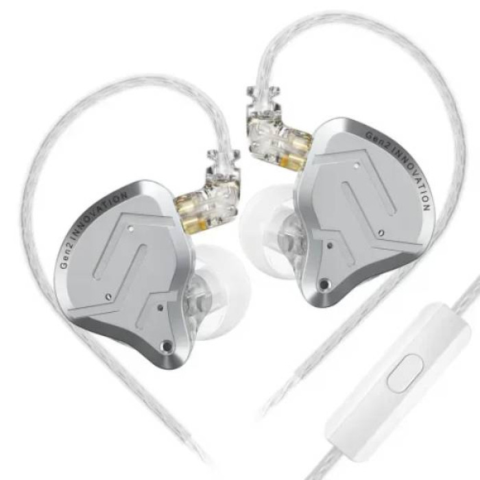 KZ ZSN PRO 2 Hybrid IEM Earphones Silver Price in Bangladesh thumbnail