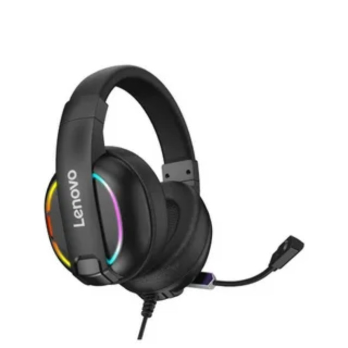 Lenovo Hu75 Color Led Adjustable Wired Gaming Headset With Microphone thumbnail