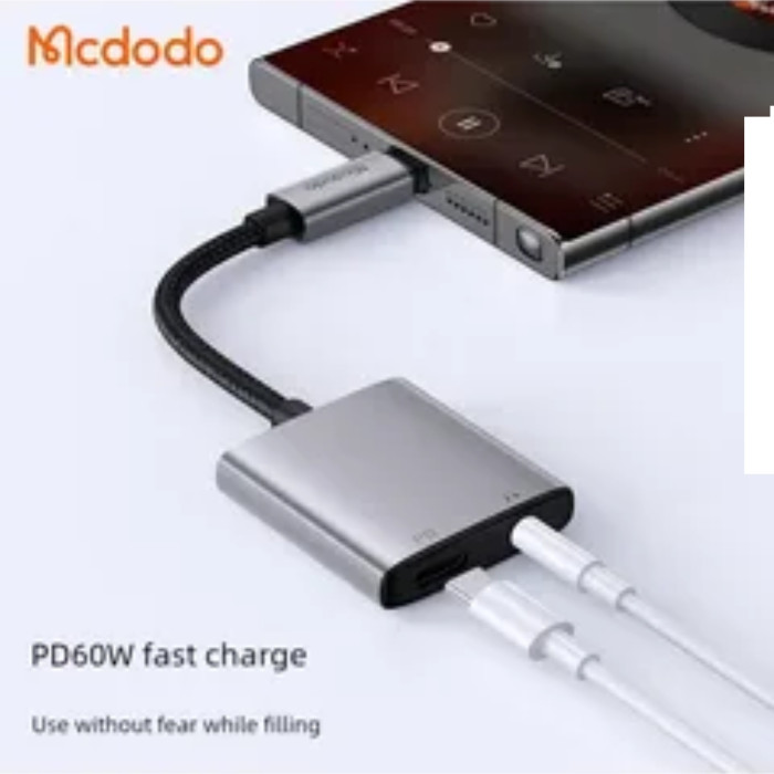 Mcdodo Ca 505 Usb C To Dc3 5 Usb C 2 In 1 Audio Adapter thumbnail