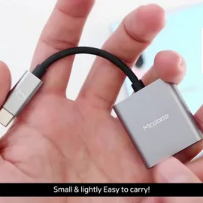 Mcdodo Ca 754 Usb C To Usb C And 3 5Mm Dac Adapter thumbnail