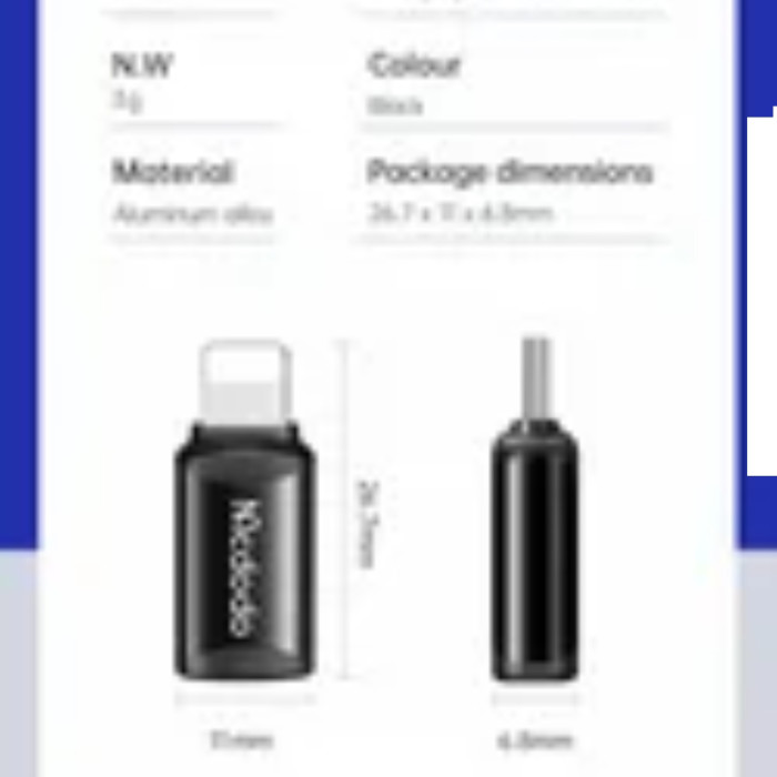 Mcdodo Ot 997 Micro Usb To Type C Adapter Connector thumbnail
