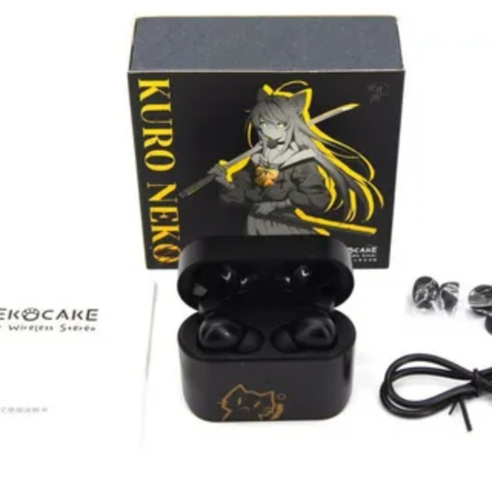 Moondrop Nekocake Kuroneko Version 13Mm Dynamic Driver Anc Tws