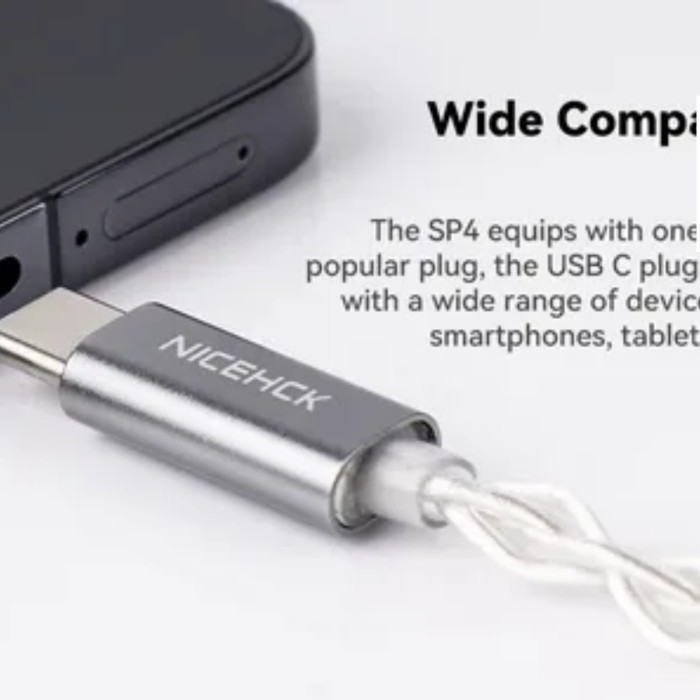 Nicehck Sp4 Usb C Iem Cable With Mic thumbnail