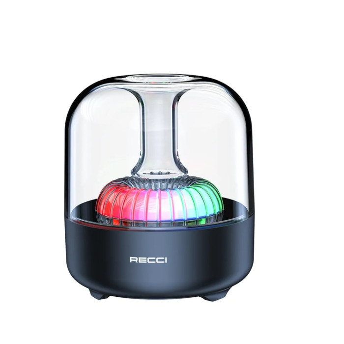 RECCI RSK-W31 LED Dazzling Light Ring Amber Wireless Speaker