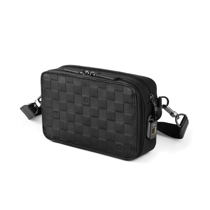 WiWU Master Genuine Leather Fingerprint Lock Crossbody Bag thumbnail
