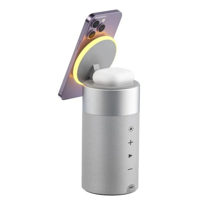 WiWU Wi-W022 3 in 1 15W Wireless Charger Speaker thumbnail