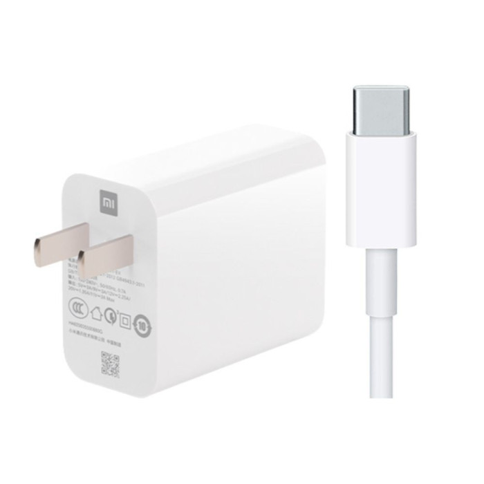 Xiaomi 33W Type-C Fast Turbo Charger with Type-C Cable thumbnail
