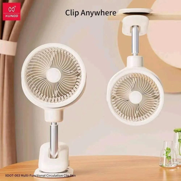 XUNDD XDOT-063 Desktop Clamp Circulating Fan 6000mAh thumbnail
