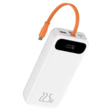 Baseus Block Digital Display Power Bank 20000mAh 22.5W with Built-in Type-C Cable