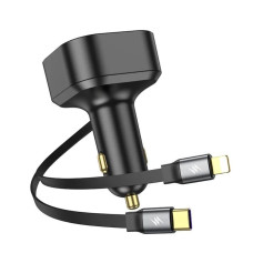 Hoco NZ13 Car Charger Pd30w + Storage Charging Cable