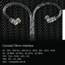 Jcally Jc16S 16 Core Ofc Upgrade Cable With Mic Hifi Earphones