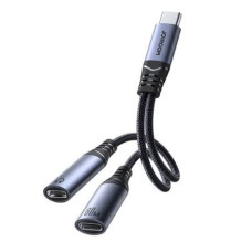 Joyroom Sy C03 Audio Transfer Series 2 In 1 Audio Adapter Type C To Dual Type C